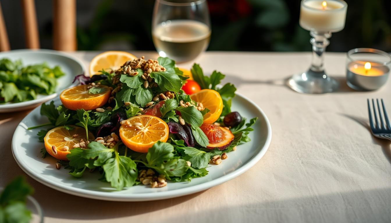 Fresh seasonal cooking dish