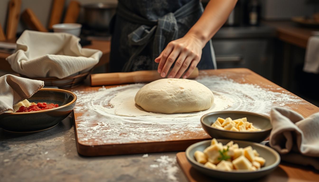 Freshly baked homemade cake in a kitchen setting
