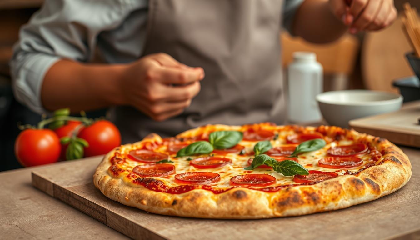 Ingredients prepared for a simple home dinner